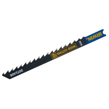 Jigsaw Blade, Carbon Fleam, 6 TPI - 4", U-Shank, 2pk