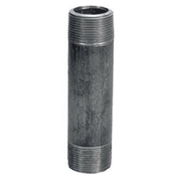 Pipe Nipple, Black Steel - 2" x 3"