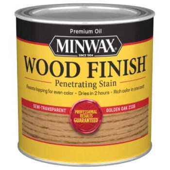 Minwax 22102 Penetrating Wood Stain, Golden Oak ~1/2 Pint