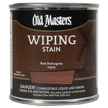 Wiping Wood Stain, Red Mahogany - 1/2 Pint