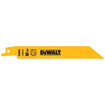 Reciprocating Saw Blade, 6", 18 TPI - 25-Pack