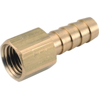 Lead-Free Brass Female Hose Barb - 1/8" x 1/8" FPT