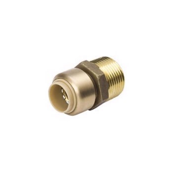 Push Fit MPT Adapter - 1/2" x 3/4"