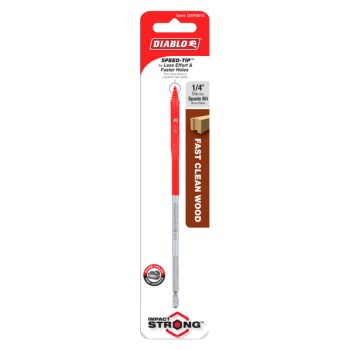 Diablo Spade Bit - 1/4" x 6"