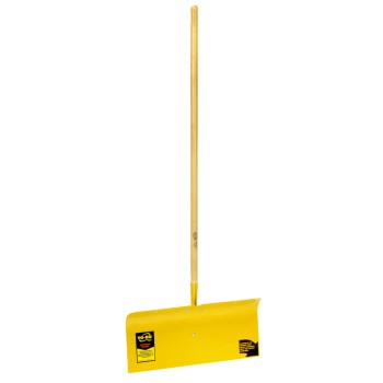 Spring Steel Snow Pusher, 12 x 24 inches Blade