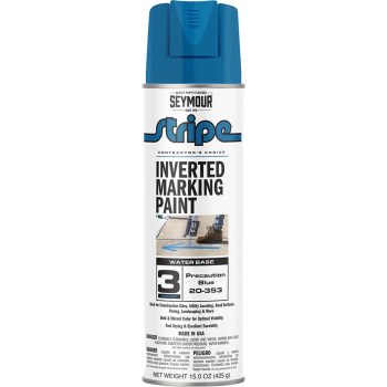 Inverted Marking Paint, Precaution Blue - 15 oz
