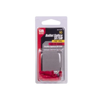 Gardner Bender Bullet Disconnect, Red M/F Pairs - 22-18 AWG, 20pk