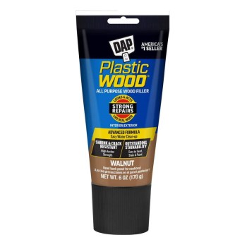 Plastic Wood All-Purpose Wood Filler, Walnut - 6 oz