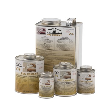 Black Swan Clear PVC Cement, Regular Body - Quart