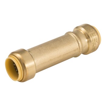 Push Fit Lead-Free Brass Repair Coupling - 3/4" x 3/4"