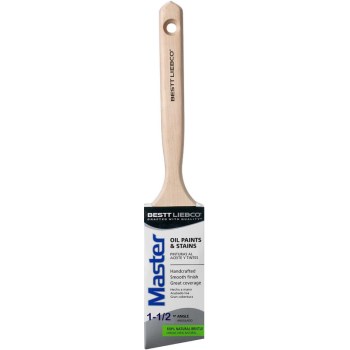 Polyester/Nylon Blend Angle Sash Brush ~ 1.5"