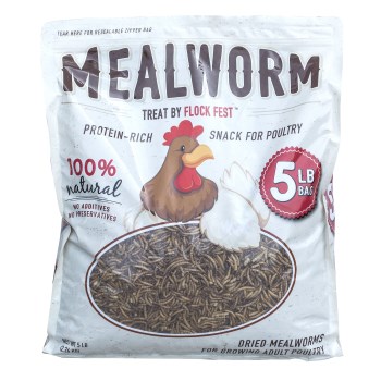 Buffalo Dried Meal Worms - 5 Lb