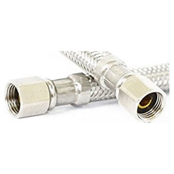 Larsen Stainless Steel Ice Maker Supply Line - 1/4" x 2 Ft