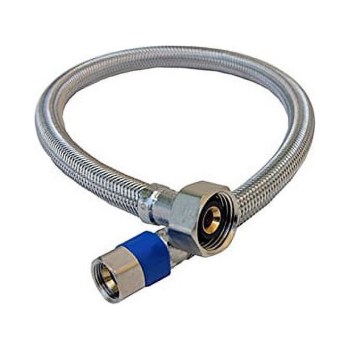 Faucet Connector, Braided SS - 3/8" Comp x 1/2" FIP, 20"