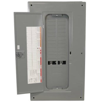 Homeline PON Load Center with Cover - 125 Amp, Grey