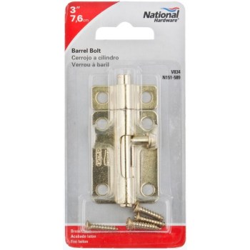 Barrel Bolt, Db Visual Pack 834 3 inches 