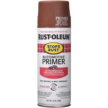 Auto Primer Spray Paint, Red - 12 oz