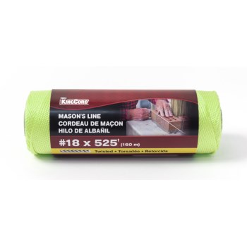 Polypropylene Mason Line, Green ~ #18 x 525 Ft