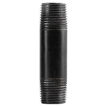Pipe Nipple, Black Steel - 1/2" x 2"