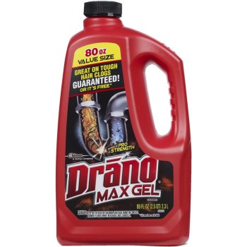 Drano Max Gel Clog Remover ~ 80 oz