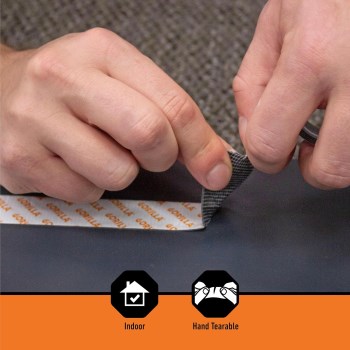 Gorilla Max Strength Mounting Tape, Black - 1" x 60"