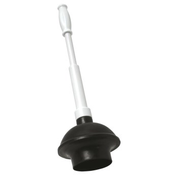 Homewerks Stow-Away Toilet Plunger