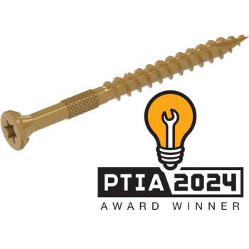 Grip-Rite DeckForce Deck Screw, Tan - #8 x 1-5/8", 1 Lb