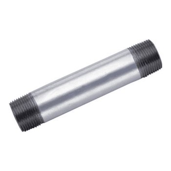 Pipe Nipple, Galvanized Steel - 1" x 3"