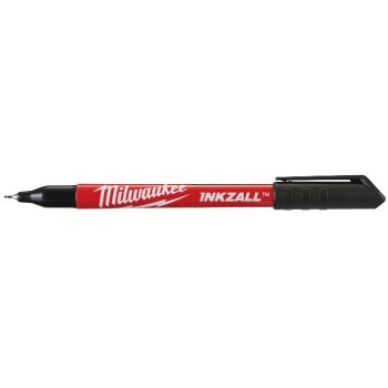 Milwaukee INKZALL Ultra Fine Point Pens, Black - 12pk