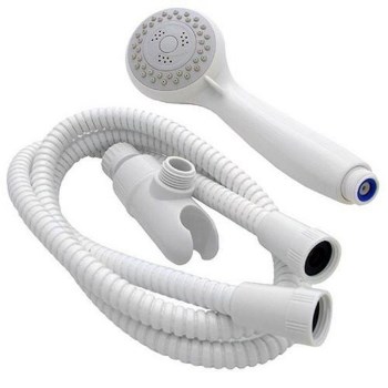 Larsen Serenity 3-Function Hand Held Shower Head - White