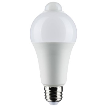 Satco 12W A19 LED Bulb with Motion Sensor, 3000K Warm White
