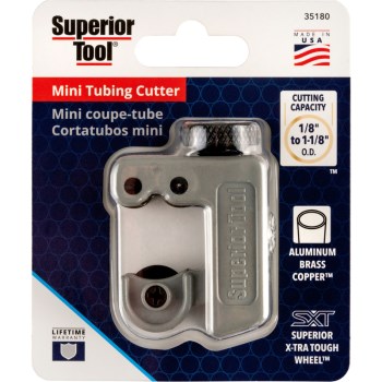 Superior Tool Large Diameter Mini Tubing Cutter - 1/8" to 1-1/8"