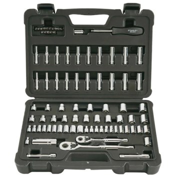 Stanley 85pc Socket Set - 1/4" & 3/8" Drive