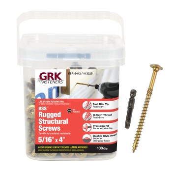 GRK RSS Structural Screw - 5/16" x 4", 100pk