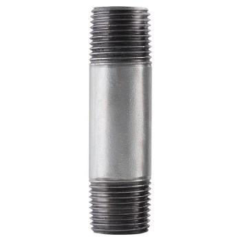 Pipe Nipple, Galvanized Steel - 1" x 5-1/2"