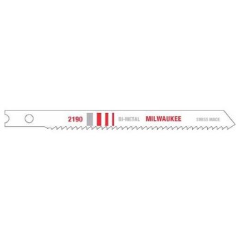 Milwaukee U-Shank Bi-Metal Jig Saw Blade - 3-5/8", 14 TPI, 5pk