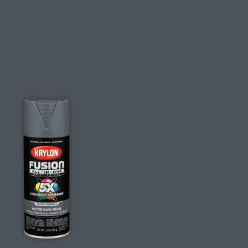 Krylon Fusion Spray Paint - Matte Dark Pearl, 12 oz