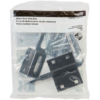 Gate Slide Bolt Hatch ~ Black 