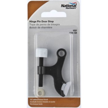 Hinge Pin Door Stop, Oil Rubbed Bronze
