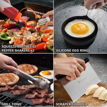 Griddle Tool Kit ~ 4 Pieces