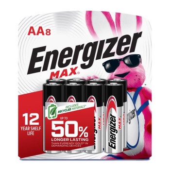 Energizer MAX AA Alkaline Battery - 8pk
