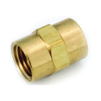 Anderson Metals Lead Free Brass Coupling - 1/8" FIP