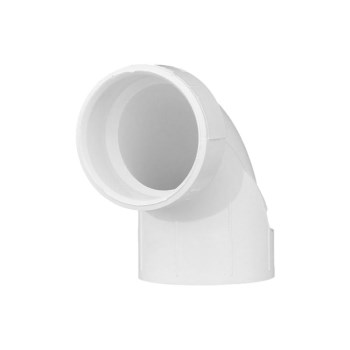 Charlotte Pipe PVC DWV 90-Degree Elbow, Hub x Hub - 1-1/2"