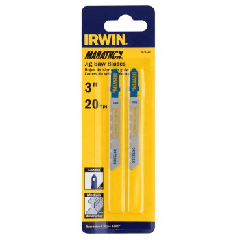 Irwin Marathon T-Shank Jigsaw Blade, 20 TPI - 3" (2-Pack)