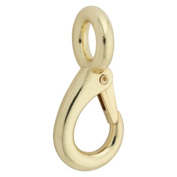 National Bronze Boat Snap, Fixed Eye - 3/4" x 3-3/8"