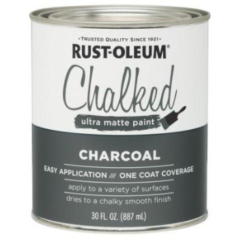 Chalked Ultra Matte Paint, Charcoal ~ 30 oz