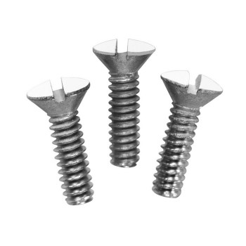 Leviton Wall Plate Screws, White - 1/2", 20pk