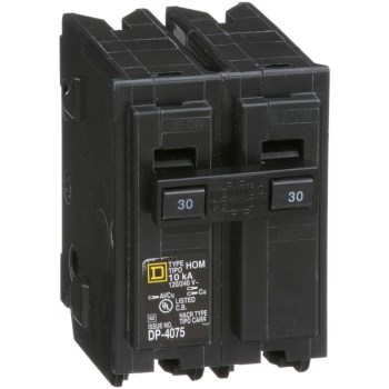 Homeline Double-Pole Circuit Breaker - 30 Amp