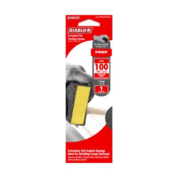 Diablo Extended Flat Edge Sanding Sponge, Fine - 100G