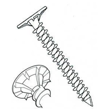 Phillips Cement Board Screw - #9 x 1-5/8", 1 Lb
